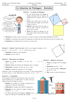 Miniature Fiche Activités Pythagore sens direct